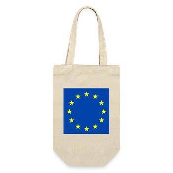 Europa flagge - Geschenkbeutel für Flaschen - Natur - Vorne