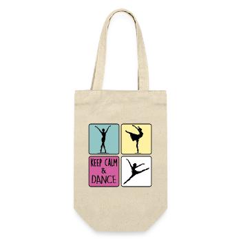 Dancing Dancer dances dancing leg swinging - Gift Bag for Bottles - nature - Front