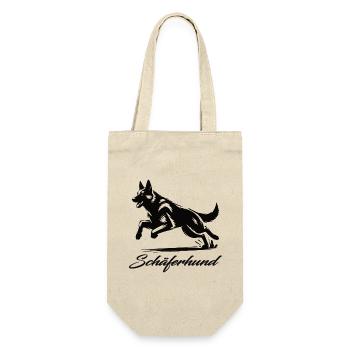 Berger allemand – Un compagnon fidèle dans un design cool - Sac à bouteille - nature - Devant