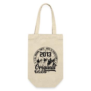 2013 October Original: 11 Year Anniversary Gift - Gift Bag for Bottles - nature - Front