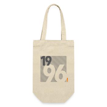 Made in 1996 Retro Modernist Design Birthday Gift - Gift Bag for Bottles - nature - Front