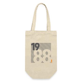 Made in 1988 Retro Modernist Design Birthday Gift - Gift Bag for Bottles - nature - Front