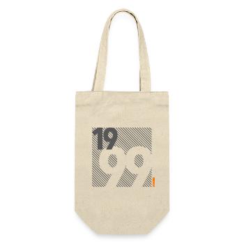 Made in 1999 Retro Modernist Design Birthday Gift - Gift Bag for Bottles - nature - Front