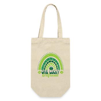 A lucky girlfriend Saint Patrick - Gift Bag for Bottles - nature - Front