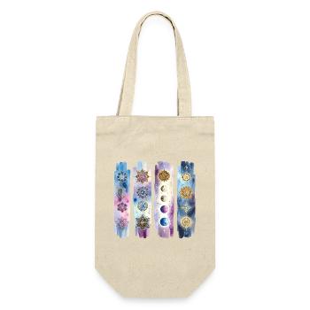 Méditation Aquarelle Mandala Yoga - Sac à bouteille - nature - Devant
