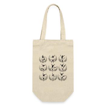 Flowers Ballet Dancer - Gift Bag for Bottles - nature - Front