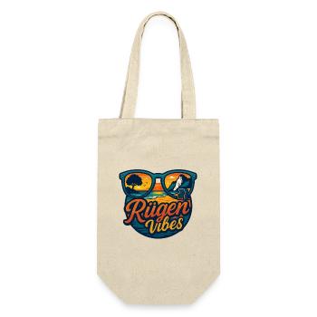 Rügen Vibes – Chilled Island Holiday Design - Gift Bag for Bottles - nature - Front