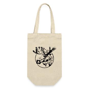 Elk Reindeer Animal Scandinavia Cadeau - Sac à bouteille - nature - Devant