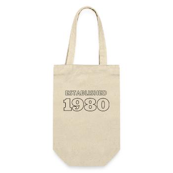 Fondée en 1980 - Célébrez votre année de naissance - Sac à bouteille - nature - Devant