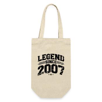 Legend Since 2007 Cadeau d’anniversaire vintage - Sac à bouteille - nature - Devant