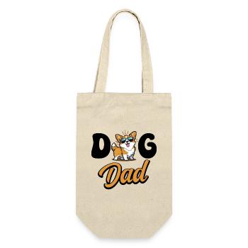 Dad dog lovers daddy dog corgi - Gift Bag for Bottles - nature - Front