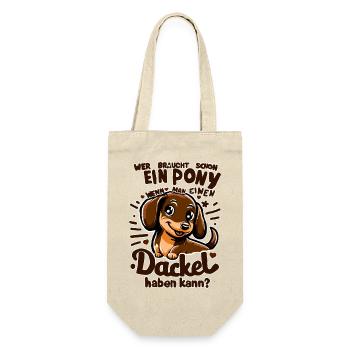 Who needs bangs...? - Gift Bag for Bottles - nature - Front