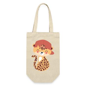 Leopard with capy - Gift Bag for Bottles - nature - Front