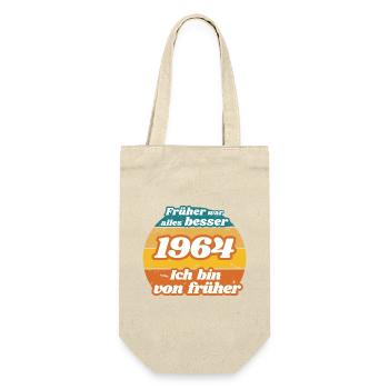 Everything used to be better - born in 1964, birthday - Gift Bag for Bottles - nature - Front