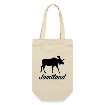 Jämtland Elch Sverige Nordschweden Schweden - Geschenkbeutel für Flaschen - Natur - Vorne