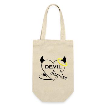 Devil in disguise - Geschenkbeutel für Flaschen - Natur - Vorne