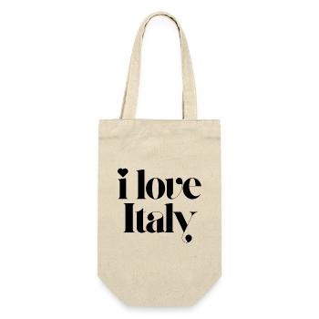 J’adore l’Italie - Sac à bouteille - nature - Devant