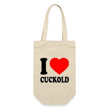 I love cuckold - Sac à bouteille - nature - Devant