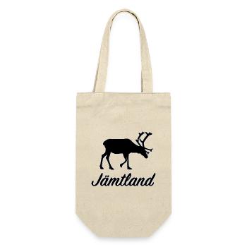 Jämtland Rentier Sverige Nordschweden Schweden - Geschenkbeutel für Flaschen - Natur - Vorne