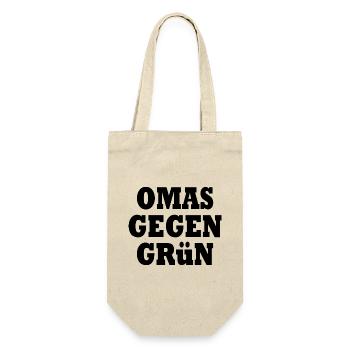 Omas gegen grün - Geschenkbeutel für Flaschen - Natur - Vorne