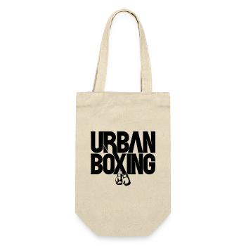 Boxing - Geschenkbeutel für Flaschen - Natur - Vorne