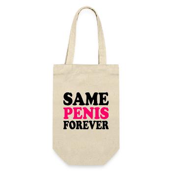 Same penis forever - Gift Bag for Bottles - nature - Front