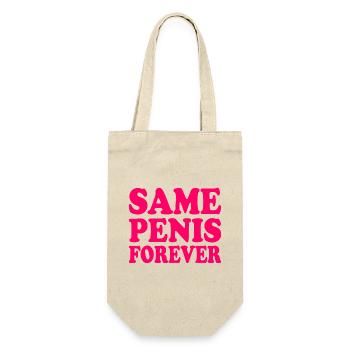 Same penis forever - Gift Bag for Bottles - nature - Front