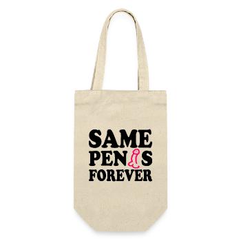 Same penis forever - Gift Bag for Bottles - nature - Front