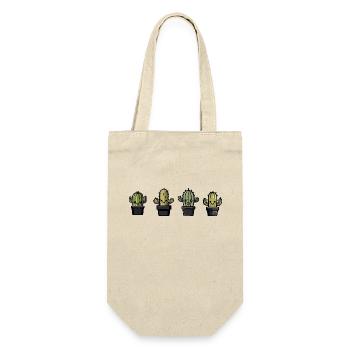 Drôle de cactus TShirt - Sac à bouteille - nature - Devant