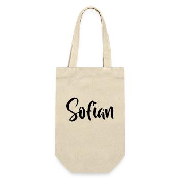 First name - Sofian - Gift Bag for Bottles - nature - Front