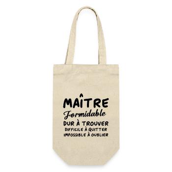 Maître formidable - Sac à bouteille - nature - Devant