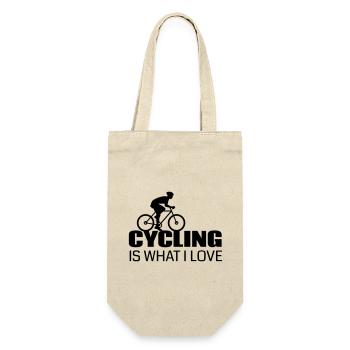 Cycling is what I love - Gift Bag for Bottles - nature - Front