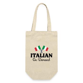 Traducteur Italien Interprète Italien - Sac à bouteille - nature - Devant