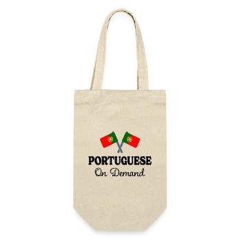 Traducteur Portugais Interprète Portugais - Sac à bouteille - nature - Devant