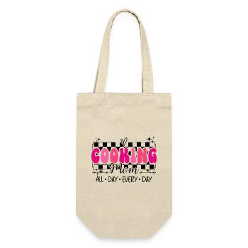 Mother chef mom lover of cooking - Gift Bag for Bottles - nature - Front