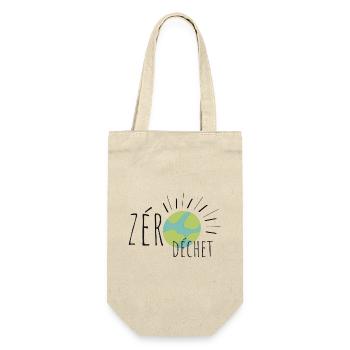 Jour de la terre zéro déchet - Sac à bouteille - nature - Devant