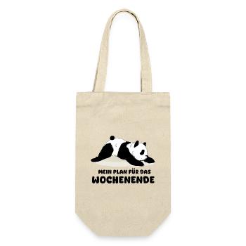 Sloth and panda - Gift Bag for Bottles - nature - Front