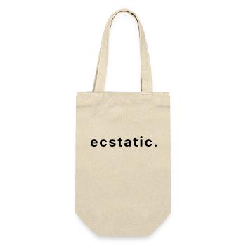 ecstatic. - Geschenkbeutel für Flaschen - Natur - Vorne
