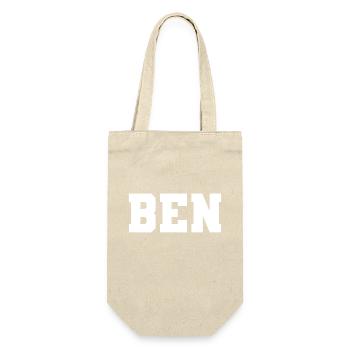 Name - Ben - Gift Bag for Bottles - nature - Front