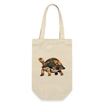 Tortue - Sac à bouteille - nature - Devant