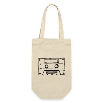 Cassette de musique Cassette audio - Sac à bouteille - nature - Devant