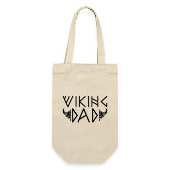 Homme Barbu Papa Viking Fête Des Pères 2024 - Sac à bouteille - nature - Devant