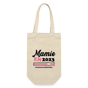 Mamie en 2023 Humour Cadeau - Sac à bouteille - nature - Devant
