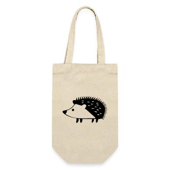 Hedgehog - Gift Bag for Bottles - nature - Front