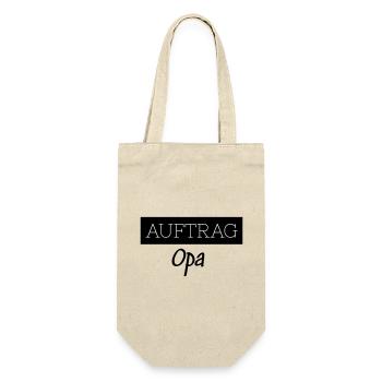 Order Grandpa Family Funny Gift - Gift Bag for Bottles - nature - Front