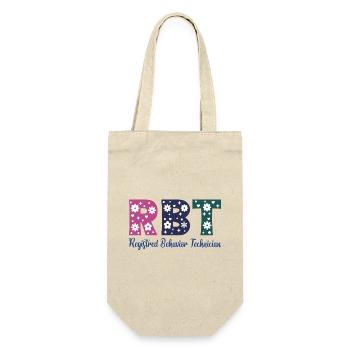 Certified Behavioral Technician - Gift Bag for Bottles - nature - Front
