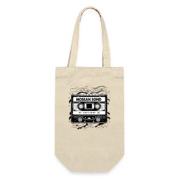 Cassette 80 s MBP SOUND - Gift Bag for Bottles - nature - Front