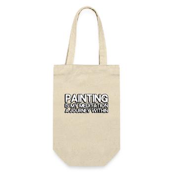 Painting is my meditation, a journey within - Gift Bag for Bottles - nature - Front