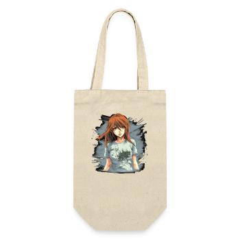 Anime Girl - Gift Bag for Bottles - nature - Front