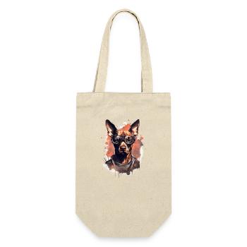 Dog - Gift Bag for Bottles - nature - Front